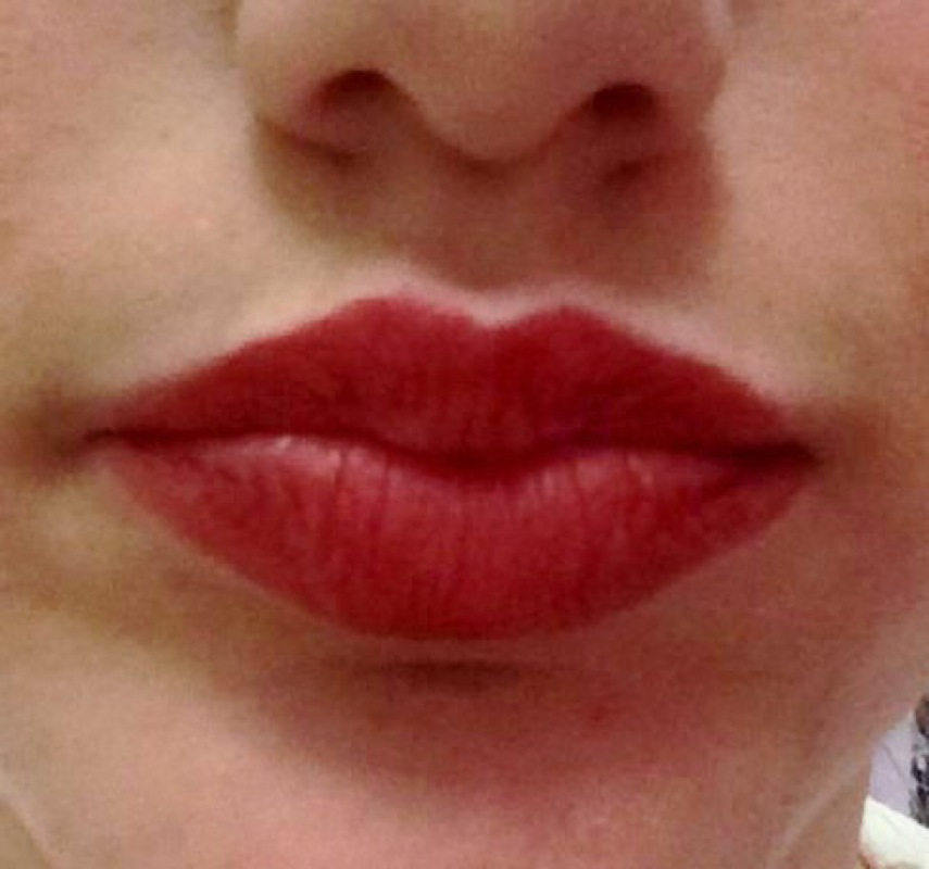 red lip tutorial